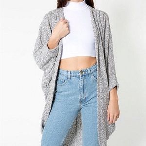 American Apparel shawl knit cardigan